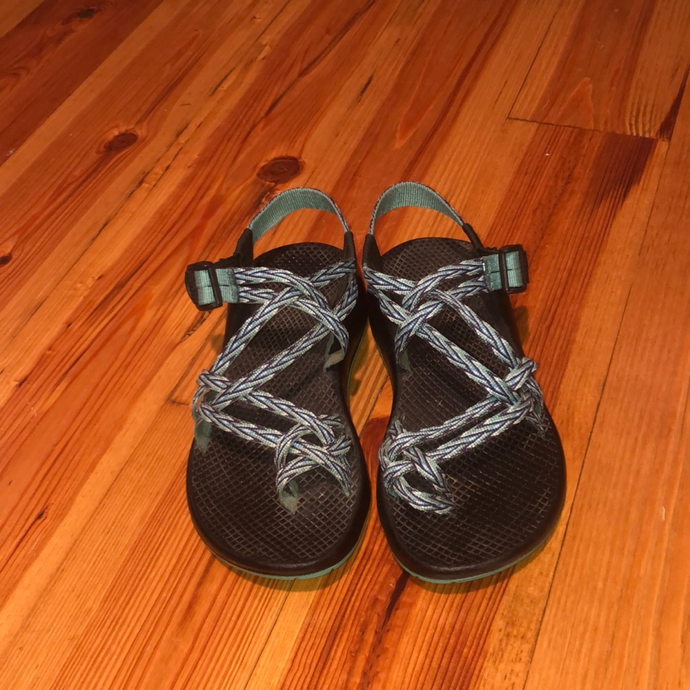 Barely Worn Blue Chacos